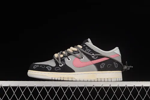 All Categories Nk SB Dunk Series Nk SB Dunk Low Low-top sneakers Nk SB Dunk Low Prm SB "Cashew Nut Flower" cashew flower element SB smashed backboard fashion casual sneakers DH7913-001